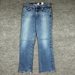 Lucky Brand Dungarees Jeans Womens Size 12/31 Blue Denim USA Made Vintage